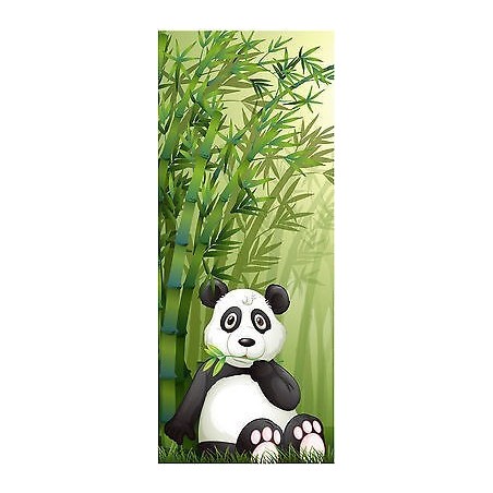 Sticker enfant porte Panda
