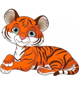 Stickers enfant Tigre réf 3579