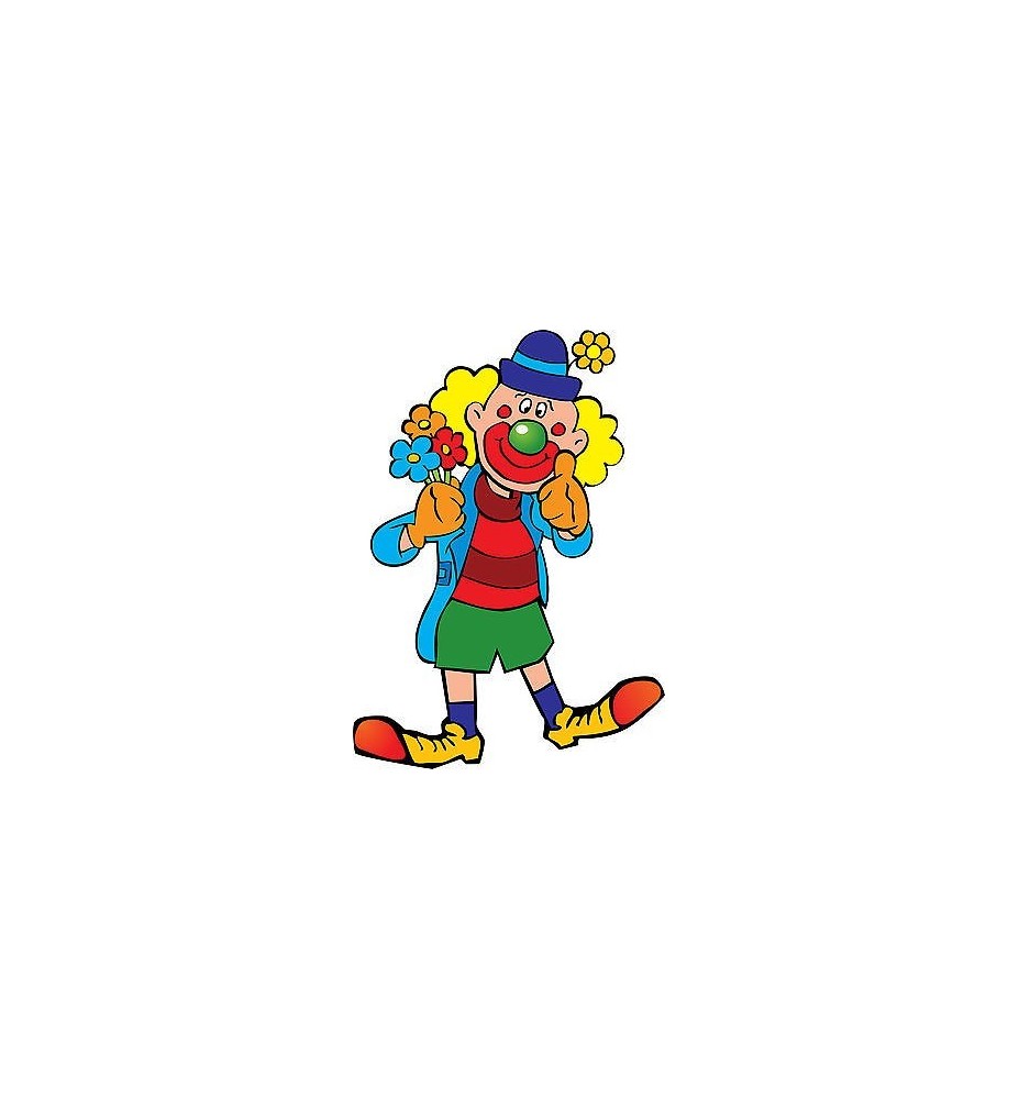 Stickers muraux enfant Clown réf 3576
