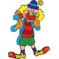 Stickers muraux enfant Clown réf 3576