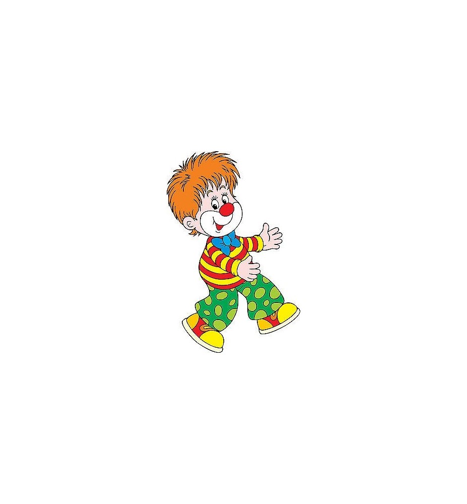 Stickers autocollant muraux enfant Clown réf 3698