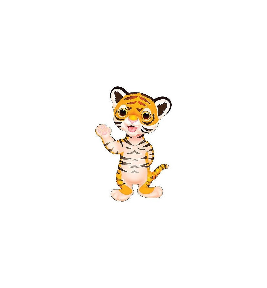 Stickers muraux enfant Tigre 