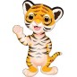 Stickers muraux enfant Tigre 