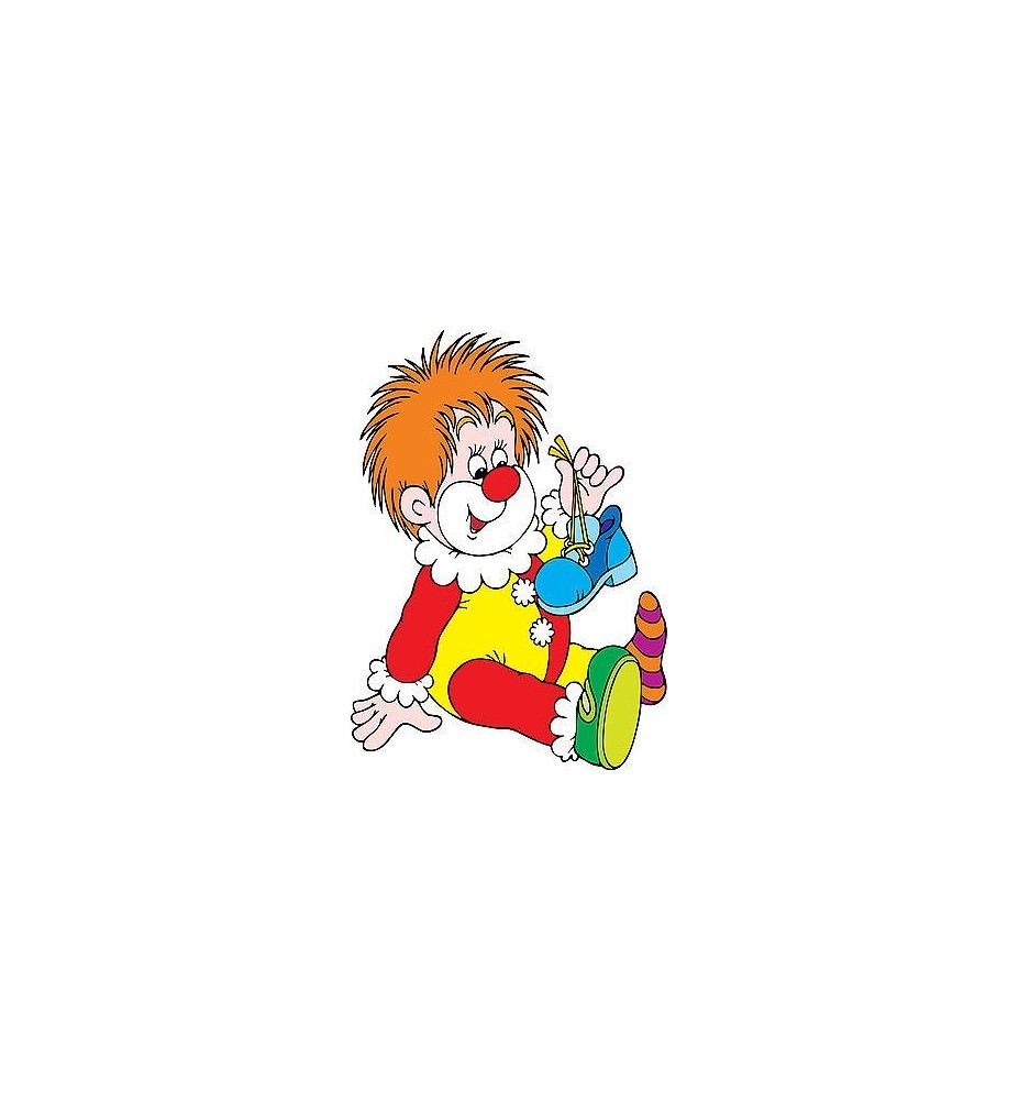 Stickers autocollant muraux enfant Clown réf 3657