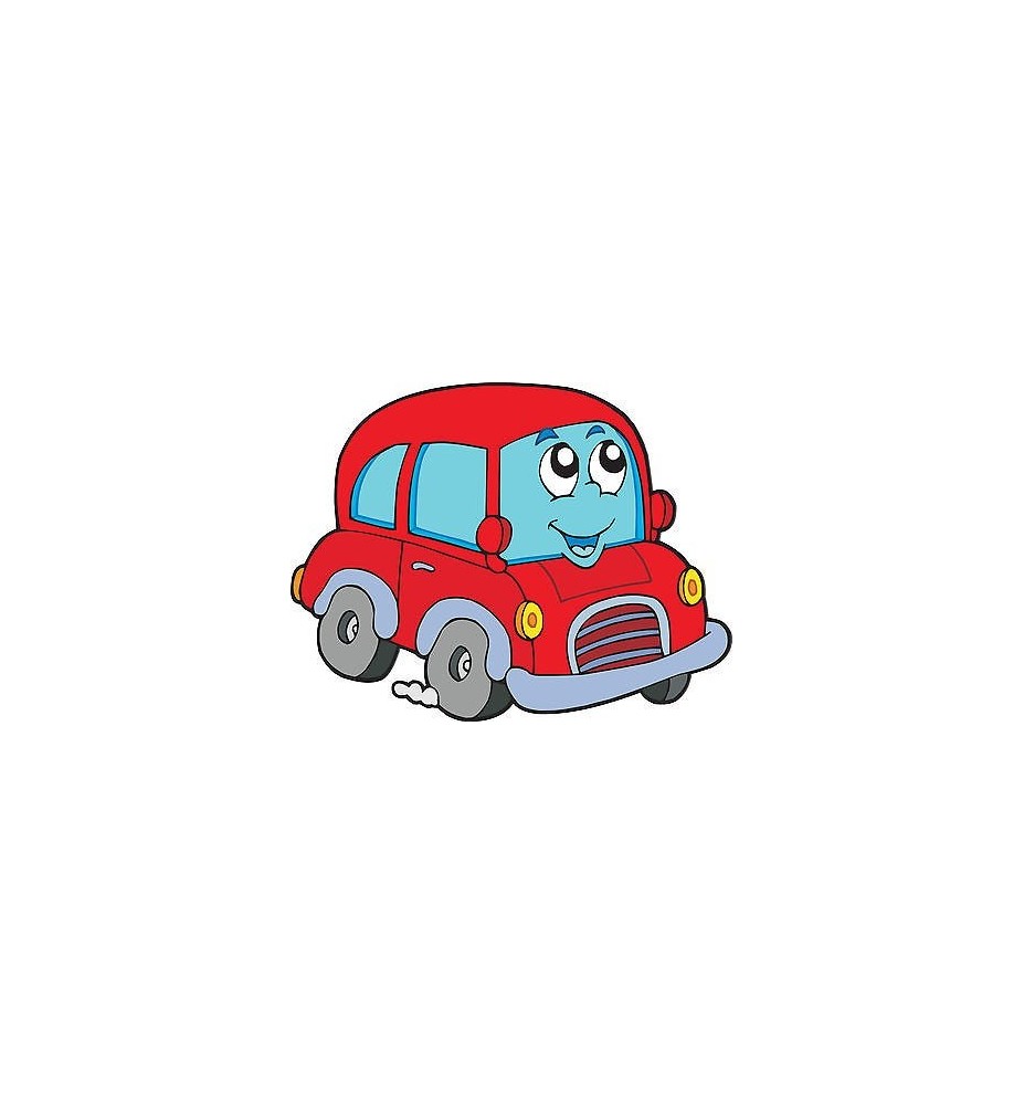 Sticker enfant Auto voiture réf 3516 (Dimensions de 10 cm à 130cm de largeur)