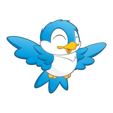 Stickers enfant Oiseau bleu