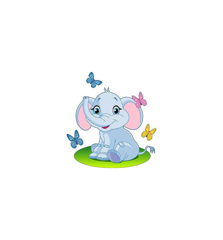 Sticker enfant Eléphant 