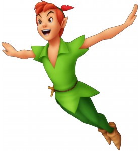 Stickers autocollant enfant Peter Pan