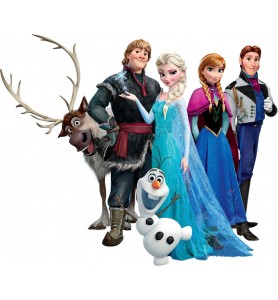 Stickers Frozen Elsa la reine des neiges réf 15129
