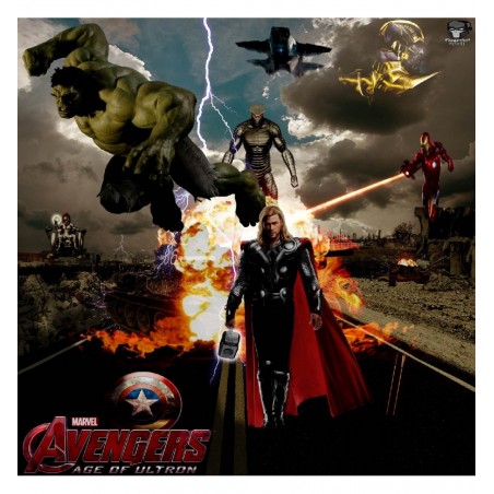 Stickers enfant géant Avengers 15166