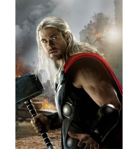 Stickers enfant géant  Thor Avengers 