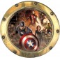 Sticker hublot enfant Avengers 9571