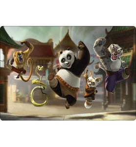 Stickers PC ordinateur portable Kun Fu Panda