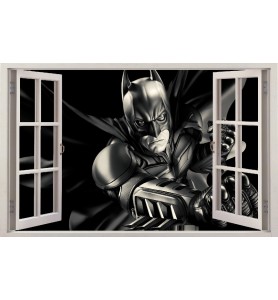 Stickers fenêtre Batman super héros
