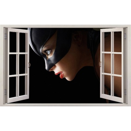 Stickers fenêtre Catwoman 
