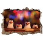 Stickers 3D Pingouins réf 23821