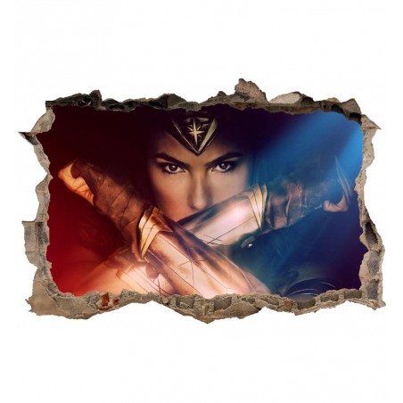 Stickers 3D Wonder Woman  réf 23826