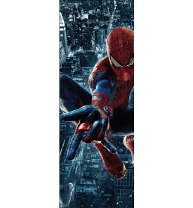 Stickers pour porte Spiderman