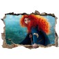 Stickers 3D Rebelle Princesse Merida réf 52504