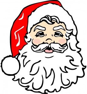 Sticker Tête du Père Noël ref 4609