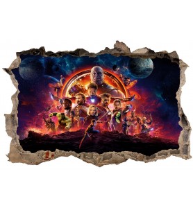 Stickers 3D Avengers
