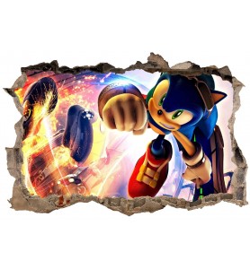 Stickers 3D Sonic