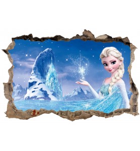 Stickers 3D La reine des neiges
