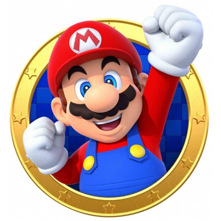 Sticker hublot Mario