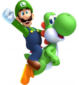 Sticker enfant Mario Luigi