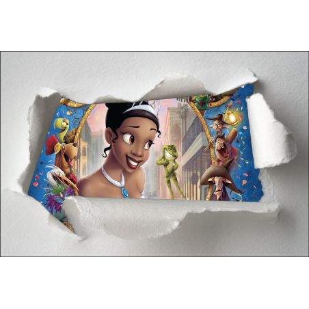 Stickers enfant papier déchiré Princesse