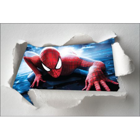 Stickers enfant papier déchiré Spiderman