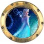 Sticker hublot enfant La Reine des Neiges