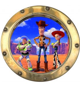 Sticker hublot enfant Toy Story