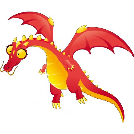Sticker enfant Dragon réf 928