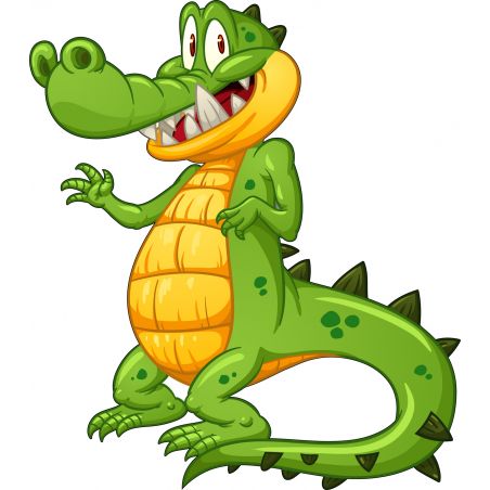 Sticker enfant Crocodile réf 921