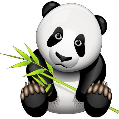 Sticker enfant Panda