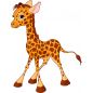 Sticker enfant Bébé Girafe