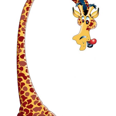 sticker Autocollant enfant Girafe E048