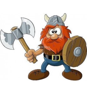 Sticker enfant Viking