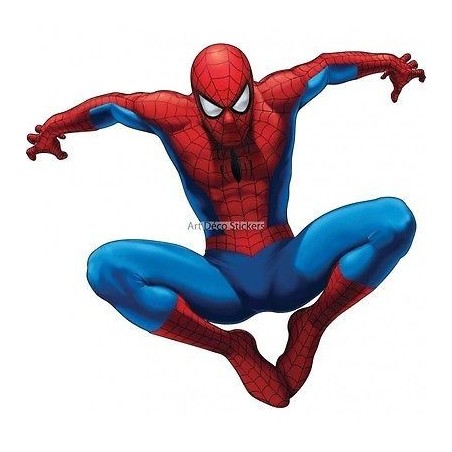Sticker enfant Spiderman 29x26cm réf 9531