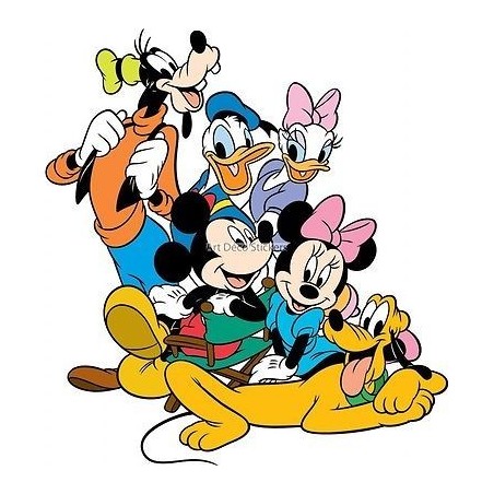 Sticker enfant Mickey et ses amis réf 9536