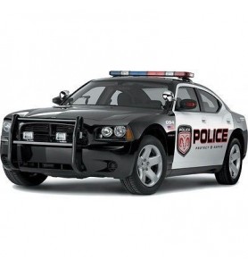Sticker autocollant Voiture Police US Police US 7