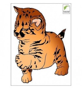 Sticker mural enfant bébé Léopard bébé léopard