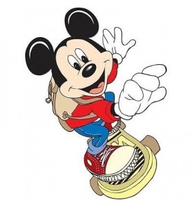 Sticker enfant Mickey Skate 3752