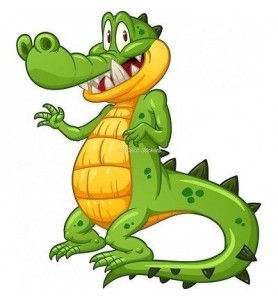 Sticker enfant Crocodile 921