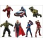 Stickers planche enfant super heros Avengers