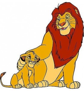 Sticker enfant Le roi lion réf 5768