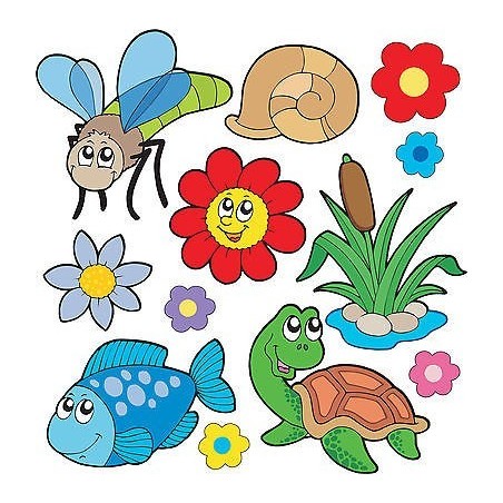 Stickers kit enfant planche de stickers Animaux 
